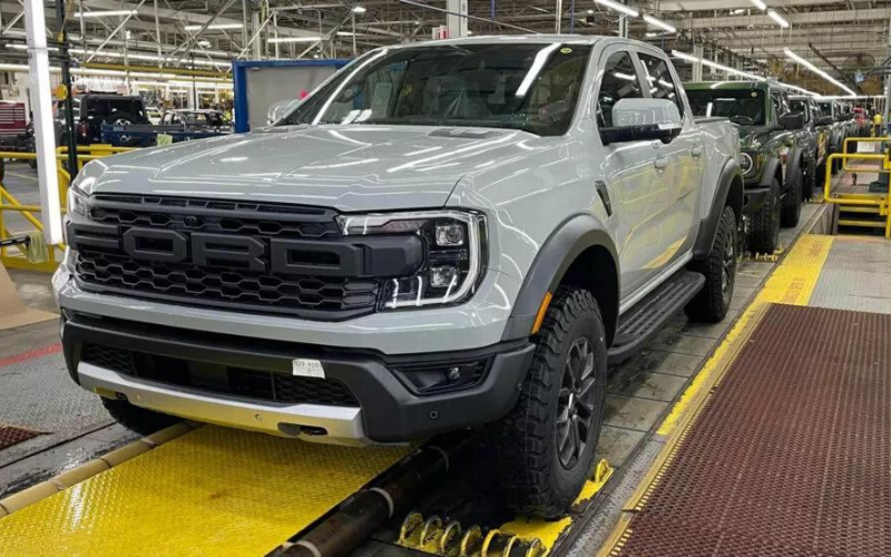 2024 Ford Ranger Raptor spotted at US factory
